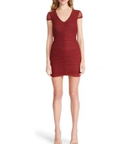 Steve Madden Dresses Ruche Hour Dress