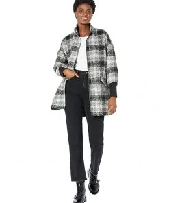 Steve Madden Coats & Outerwear Plaid Times Shacket -Steve Madden Sales Store 7189ND0NlPL. AC SR736920
