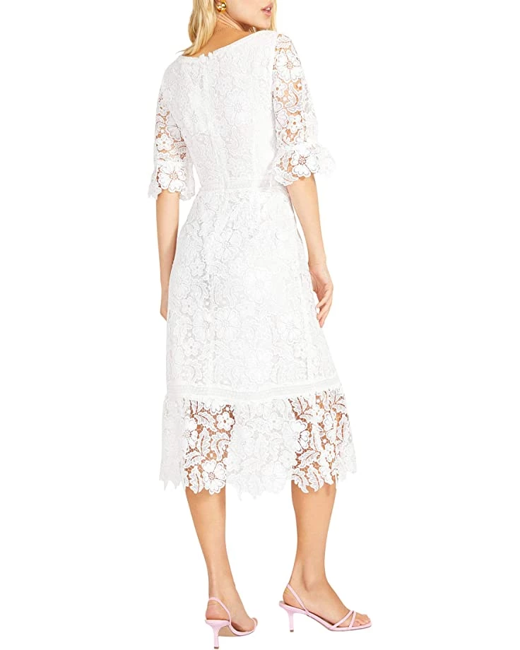 Steve Madden Dresses Did It My Way - Puff Sleeve Lace Midi Dress 3 Steve Madden Dresses Did It My Way - Puff Sleeve Lace Midi Dress - Image 3