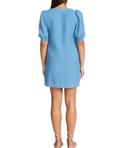 Steve Madden Dresses Fields of Gold Textured Stripe Gauze Shift Dress -Steve Madden Sales Store 71CGY3lyhnL. AC SR736920