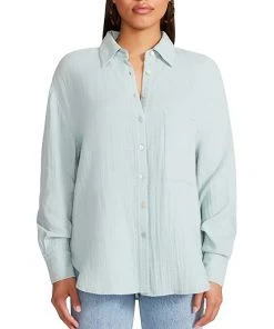 Steve Madden Shirts & Tops Oh My Gauze Top