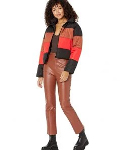 Steve Madden Coats & Outerwear Daisy Color-Blocked Jacket -Steve Madden Sales Store 71cShzLy8nL. AC SR736920