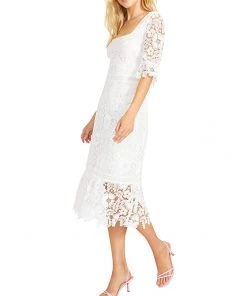 Steve Madden Dresses Did It My Way - Puff Sleeve Lace Midi Dress 8 Steve Madden Dresses Did It My Way - Puff Sleeve Lace Midi Dress -Steve Madden Sales Store 71nuNFYR4JL. AC SR736920
