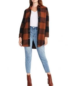 Steve Madden Coats & Outerwear Eldridge Buffalo Plaid Coat -Steve Madden Sales Store 8172MapD4kL. AC SR736920
