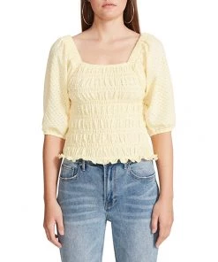 Steve Madden Shirts & Tops Smock It My Way Top -Steve Madden Sales Store 81QUb0tcPIL. AC SR736920