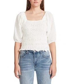 Steve Madden Shirts & Tops Smock It My Way Top -Steve Madden Sales Store 81se6aiDL. AC SR736920