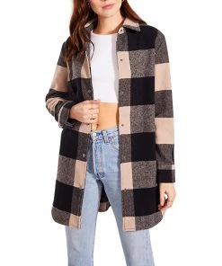 Steve Madden Coats & Outerwear Eldridge Buffalo Plaid Coat -Steve Madden Sales Store 81yqb9bJduL. AC SR736920